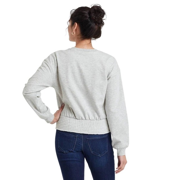 Women's Large Disney Alice and Wonderland Graphic Sweatshirt - Heather Gray - Picture 3 of 7